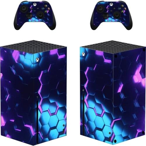 Custom Design Skin Sticker Decal Cover for Xbox Series X Console and 2 Controllers Xbox Series X Skin Sticker Vinyl