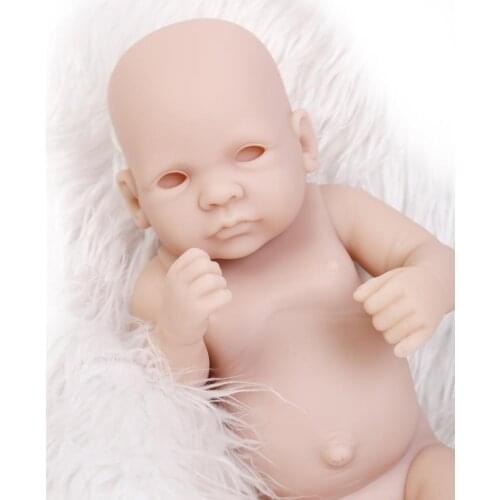 2018 new arrival boy silicone vinyl reborn baby doll mold creative lifelike kits full limb baby toys doll accessories