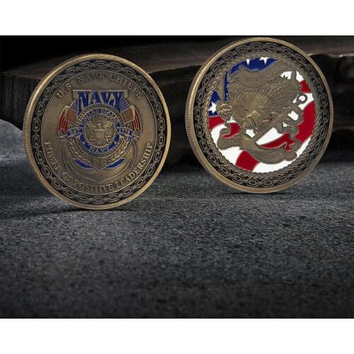 UNITED STATES NAVY CHIEFS Commemorative Challenge Coin
