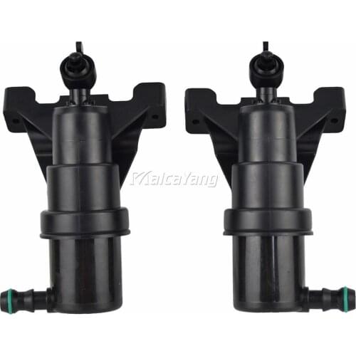 Pair For B MW 730i 735i 750i 750Li E65 E66 2005-2008 Left=Right Side Headlight Washer Nozzle Cylinder 61677137401 61677137402