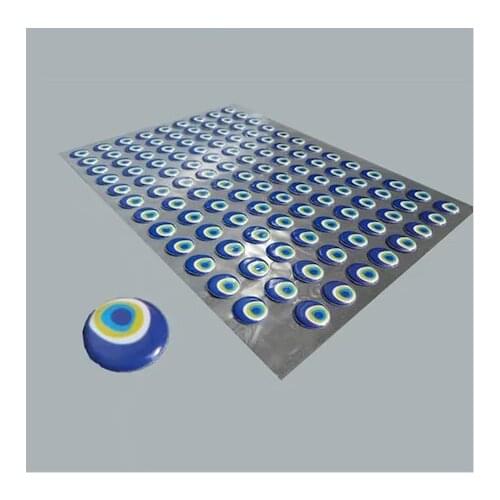 10 Pages (585 Units) Evil Eye Designed Plastic Sticker