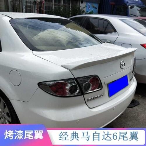 Suitable For 03-15 6 Tail, Classic Mazda 6 Modified Special Non Perforated Baking Paint Decoration Fixed Wing