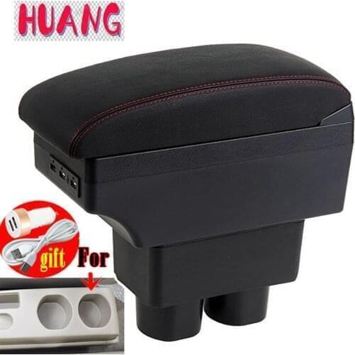 For Nissan Tiida armrest box center Storage box with cup holder ashtray interior accessories parts decoration 2005-2014