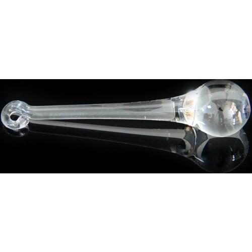 Clear Crystal Glass Riandrop Prim Parts 50pcs 20*80mm For DIY Jewelry Necklace Wholesales