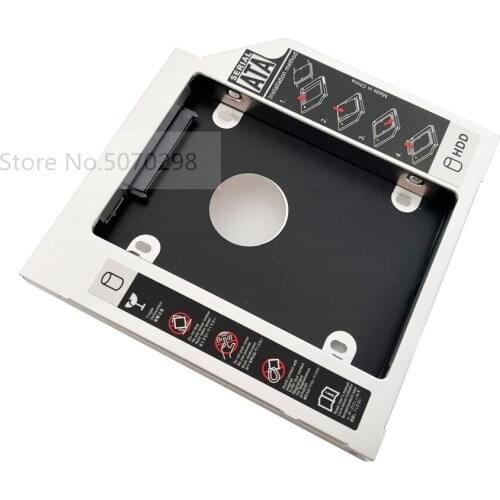 SATA 12.7mm 2nd Second HDD SSD Hard Drive Optical bay Caddy Frame Adapter for Acer TRAVELMATE P243-M-33124G32Ma 6293 UJ8E1 DVD