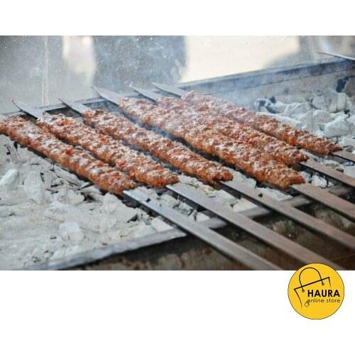 Adana Kebab Doner Meat Minced Iron Galvanized Skewers 50 Cm Kitchen Barbecue Grill Shish Quality Product Partial Free Shipping