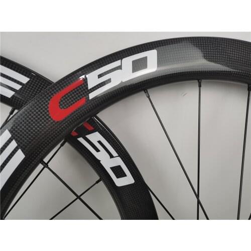 High quality carbon wheels disc brake Tubeless 25mm center lock hubs 700C Road Bike carbon Wheelset 2 years warranty