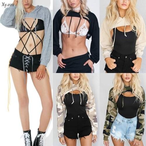 XY.EOX Hooded Sweatshirts For Women