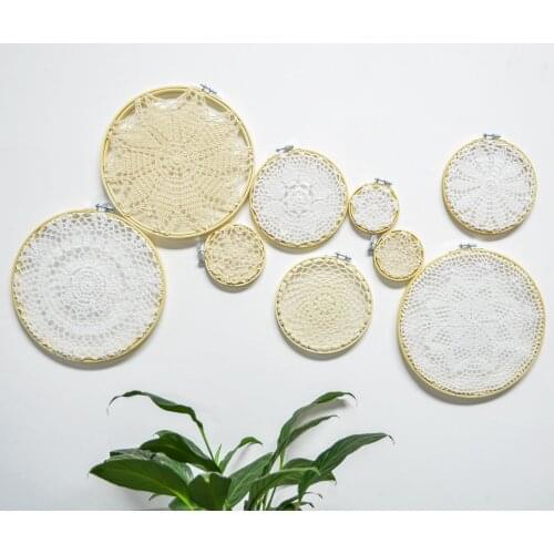 1 Set DIY Tapestry Wall Hanging Lace Dream Catcher Set Wedding Background Mexican Party Decorations Boho Wall Hanging