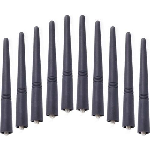 10PCS VHF 136-174Mhz Length Moto Style Antenna for GP338 GP328 GP88 GP88S GP340 GP300 GP2000 2 Way Radio Walkie Talki