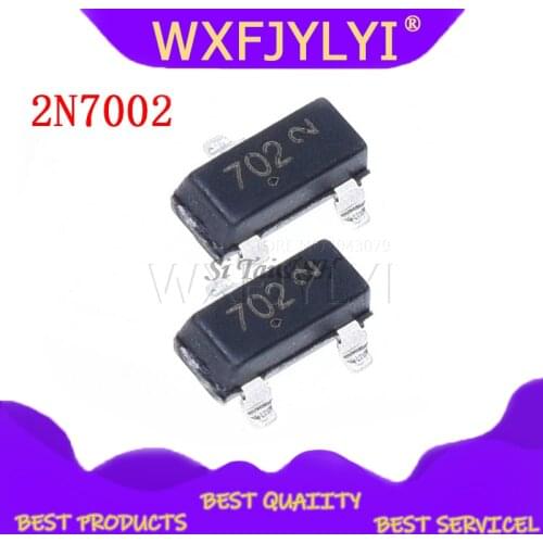 100PCS 2N7002LT1G SOT23 2N7002 SOT SOT-23 SMD 702 MMBT7002LT1G 60 V, 115 mA, N-Channel new and original