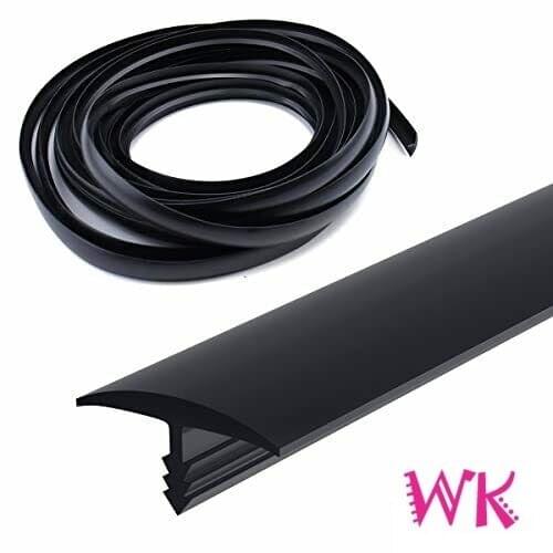 16mm 18mm 19mm Arcade Cabinet T Molding Eazy Install Plastic PVC Edge T Moulding 1 meter red/ yellow/ chrome/ green etc.7 colors