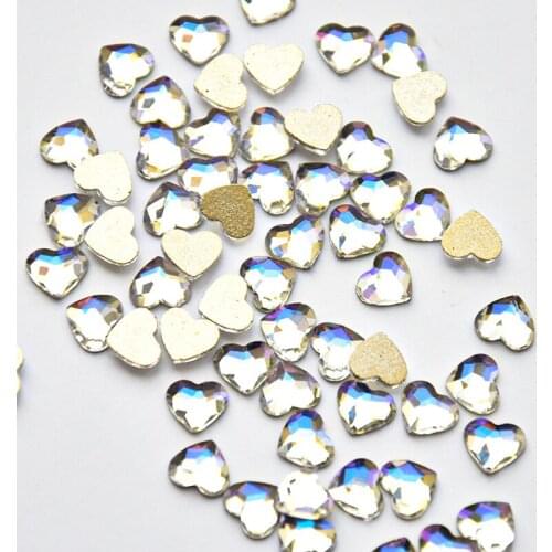 20Pcs Nail Crystal Moonlight Glass Stones Strass Colorful Nail Rhinestones For Nail Art Decoration Shinny AB Nail Charms JZ16