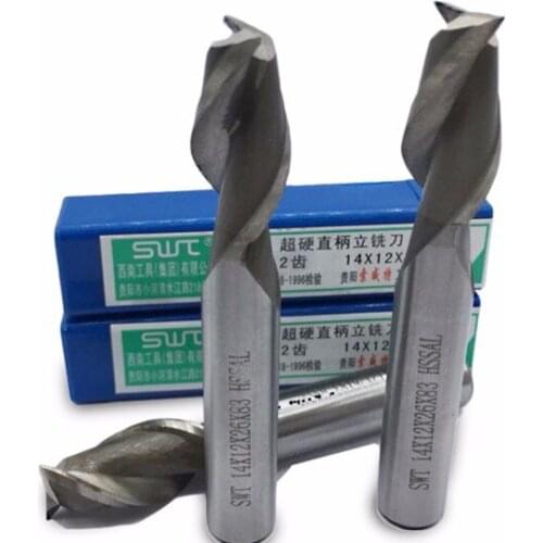 3mm, 10pcs 2 flutes HSS-AL end mills cutting bits, cutting tools