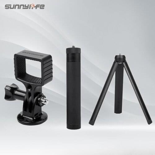 3 IN 1 Aluminum Alloy Adapter& Tripod Mount &Extension Rod for GOPRO DJI OSMO POCKET Gimbal Accessories