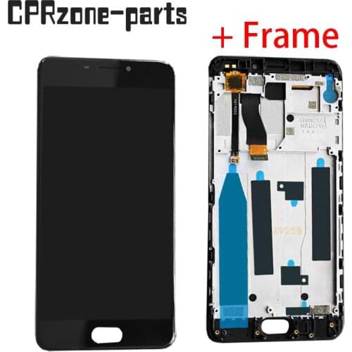 5.5" Black / White With frame For Meizu M5 Note M621 M621C M621H LCD display with touch screen digitizer sensor panel assembly
