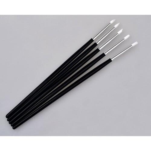 5Pcs Metal Rod Drill Nail Art Pen Brush Carving Emboss Hollow Pottery Sculpture Brush Tools Set