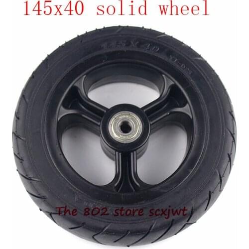 Free Shipping 6 inch solid wheel 145X40 solid tire 145*40 tyre for electric scooter Childrens trolley gas scooter