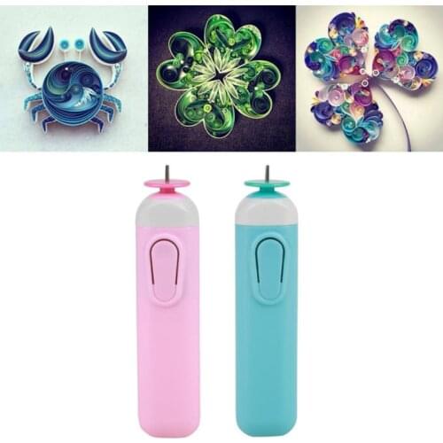 Origami Paper DIY Handmade Roll Paper Tool Slotted Needle Tool Paper Craft Electric Quilling Pen
