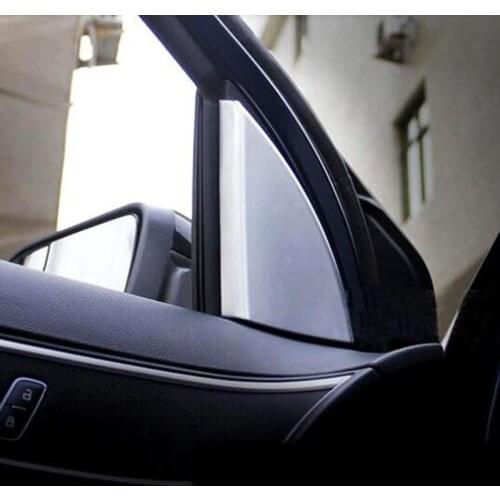 For Ford Explorer 2011-2018 2PCS ABS Chrome Car A Pillar Tweeter Decorative Light Box Cover Cover Trim Car Styling Accessories