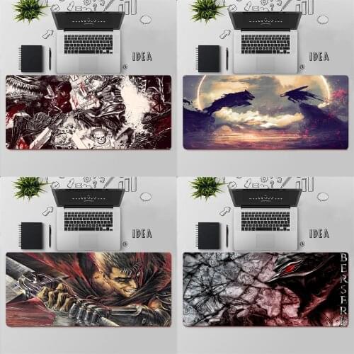 Gaming Mouse Pad Large Mouse Pad PC Gamer Computer Mouse Mat Big Mousepad Keyboard Desk Mat XXL Laptop Carpet Berserk Mause Pad