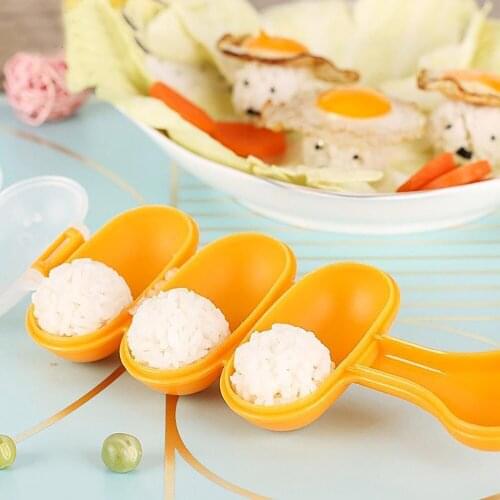 Rice Ball Molds Sushi Balls Maker Mould Spoon Kitchen Cooking Utensil Tools Set Polypropylene Pp Sushi Mold Kitchen Tools 1pc