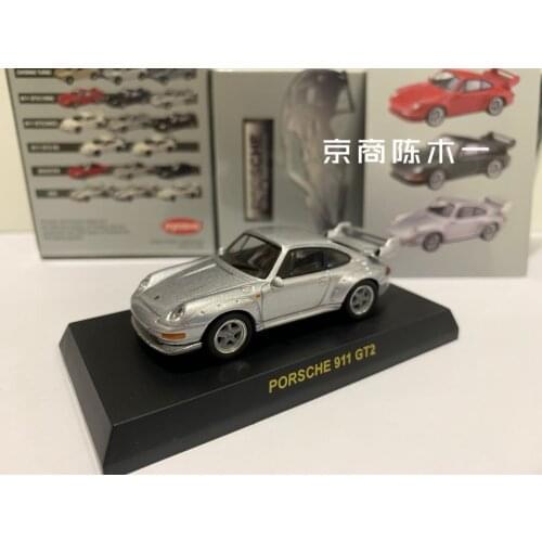 1/64 KYOSHO Porsche 911 GT2 993 Wave Collection of die-cast alloy assembled car decoration model toys