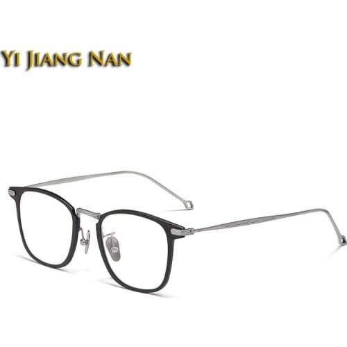 Men Fashion Brand Designer Pure Titanium Square Eyeglasses Quality Spectacle Frames Eye Glassses for Women