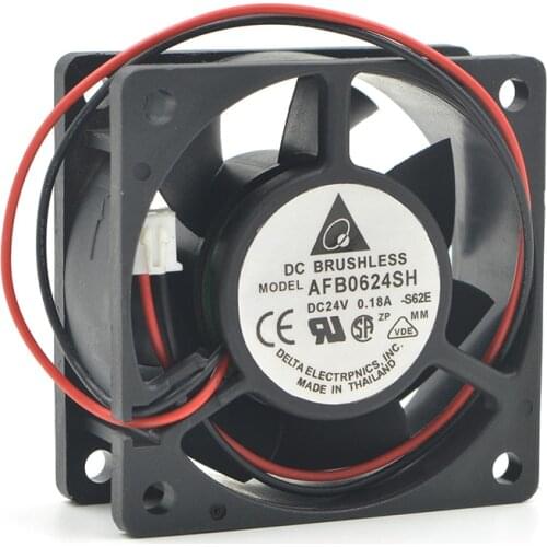 New original 6025 24V AFB0624SH 0.21A 6CM inverter double ball gale volume cooling fan