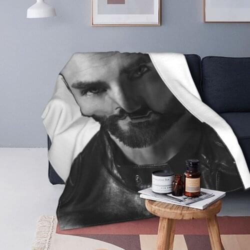 Chris Evans Blanket Fleece Autumn/Winter Kiwi 1981 Portable Super Soft Throw Blankets for Bedding Couch Plush Thin Quilt