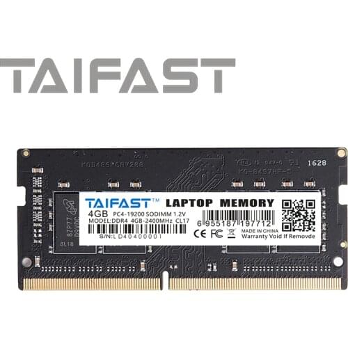 Taifast memory Ram DDR4 8GB 4GB 16GB 2400mhz 2133 2666mhz sodimm notebook high performance laptop memory