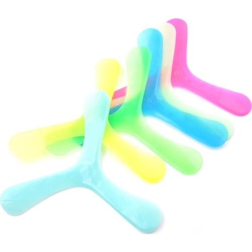 Outdoor Park Special Flying Toys Outdoor Fun Flying Disk Flying Saucer Boomerang Sports Luminous