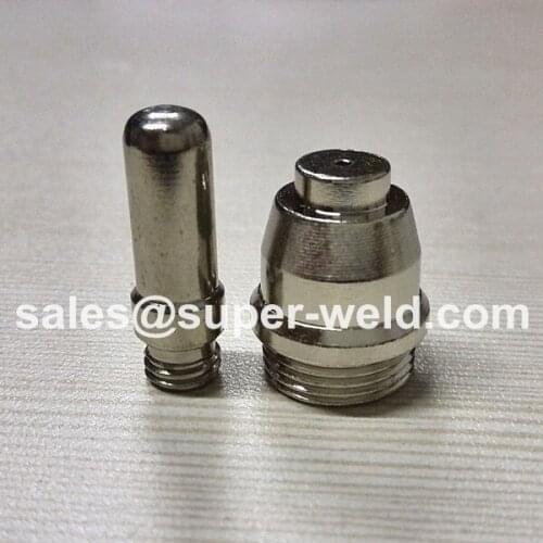 SP60 Nozzle 20pcs + Electrode 20pcs , Air Cooled Plasma Cutting Torch 60A