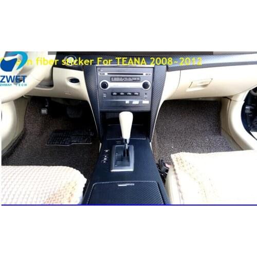 ZWET Car Special Stickers For TEANA carbon fiber sticker For TEANA 2008~2012