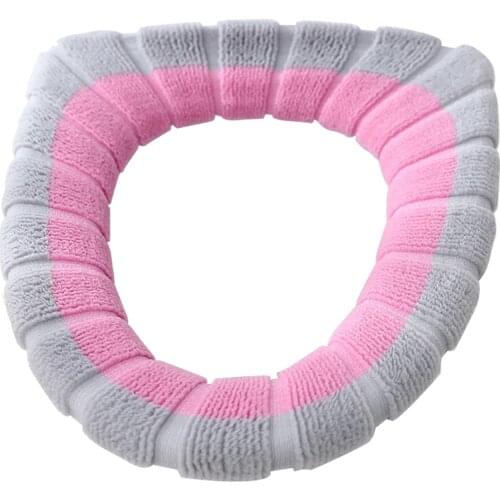 General Toilet Cushion With Plush Cover Home FurnishingThick Four Seasons Universal Toilet Seat Cover Bathroom Toilet Pad TW018