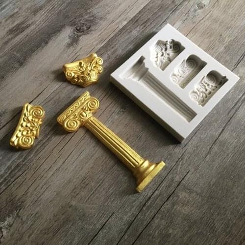 1PCS Rome column Shape Silicone Cake Molds, Bakeware Decorating,DIY Soap Molds M156