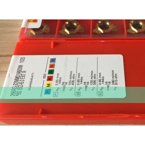 10PCS CARBIDE INSERT 266RG-22MM01A600M 1020