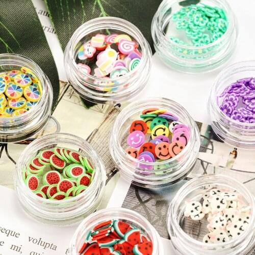12 Bottles/Pack Resin Filling Glitter Soft Clay Flower Fruit Epoxy DIY Resin Jewelry Crystal Crafts Resin Mold Decorations