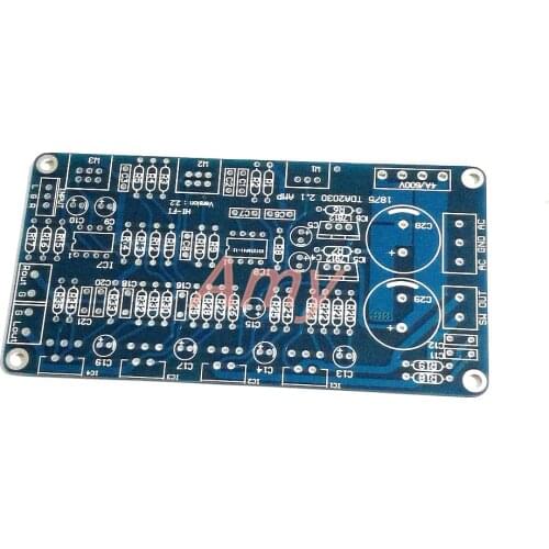 2pcs/lot TDA2030A 2.1 /LM1875T 2.1 power amplifier PCB empty board