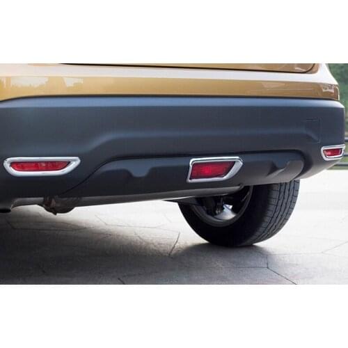 3pcs for Nissan qashqai 2016 Rear fog lamp shade Trim Decorative frame