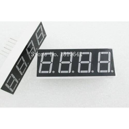 5PCS/LOT 4 bit 4bit Digital Tube Common Cathode Digital Tube 0.56" 0.56in. Red LED Digit 7 Segment