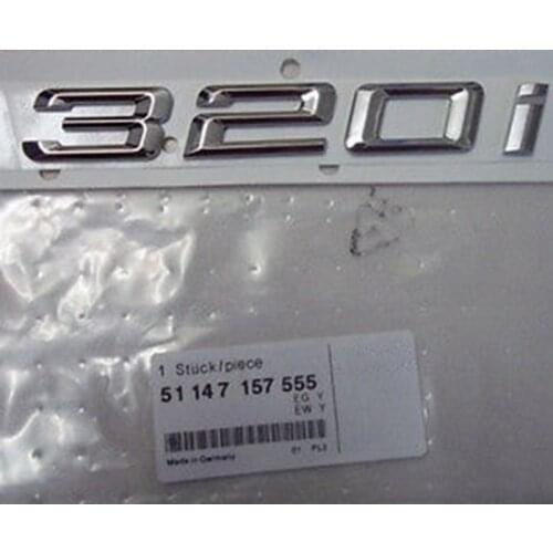 Car Rear Badge Emblem Genuine OEM 320i for BMW E21 E90 E46 E36 E30 F30 Saloon