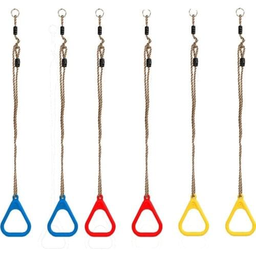 Kids Swings Rings Outdoor Playground Games Pull Ring Gym Rings For Kids Boy Girl Arm Training Pull Up Ring Sports Indoor Swing