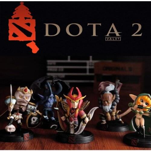 WOW DOTA 2 Game Figure Kunkka Lina Pudge Queen Tidehunter CM FV PVC Action Figures Collection dota2 Toys