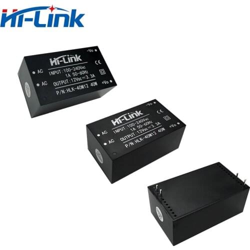 CE/ROHS GaN Power module 85-264V to 12V 3.3A output ac dc converter circuit HLK-40M12 2pcs/lot