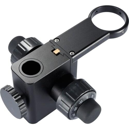 Industrial Electronic Microscope Camera Lens Stand Precision Coarse and Fine Adjustment Holder Lifting and Focusing Bracket 50mm