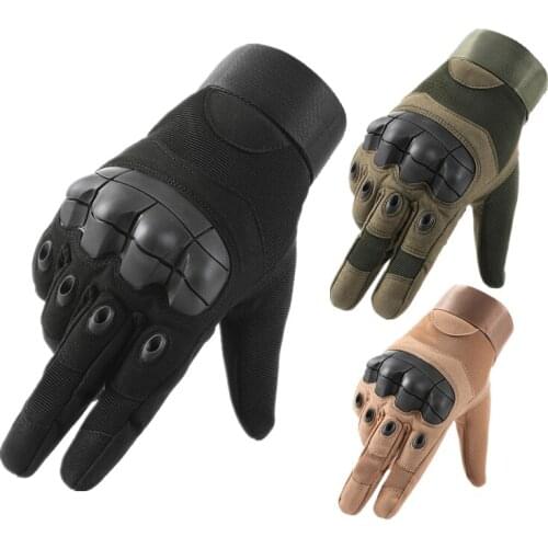 Rubber Protective Gear Tactical Gloves Men Women Hand Gloves Army Military Paintball Shooting Airsoft Sports Full Finger Gloves