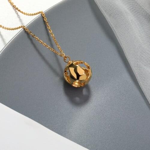 Vintage Globe Planet Earth World Map Ball Pendant Necklace Globe Dome Necklace Earth Chain Pendant Jewelry Handmade Necklace