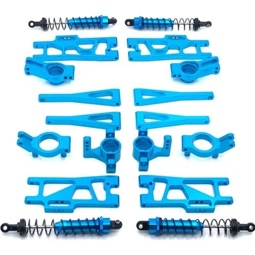 WLtoys 1:12 12402-A 12409 12402 RC Car Upgrade Spare Parts Metal C Seat Steering Cup Front Rear Shock Absorber Swing Arm