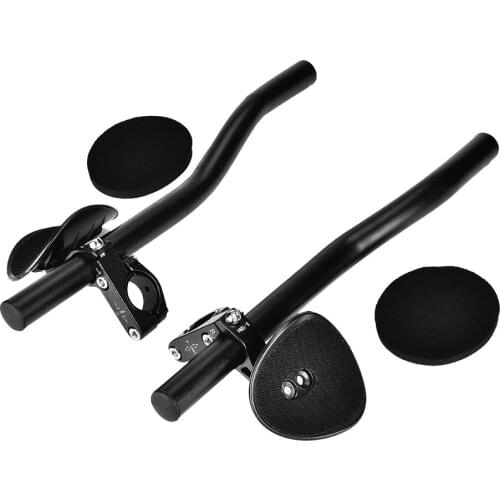 Aluminum Alloy Bicycle Handlebar Arm Rest Clip For Mountain Road Bikes Bicycle Rest Handle Black (Aluminum Alloy)
